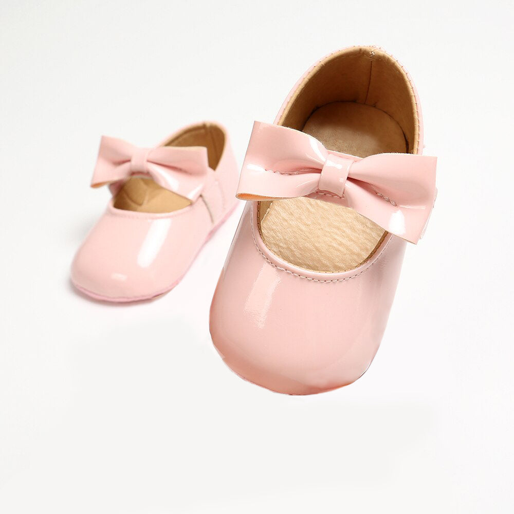 CLAIRE POPPY BOW SHOES