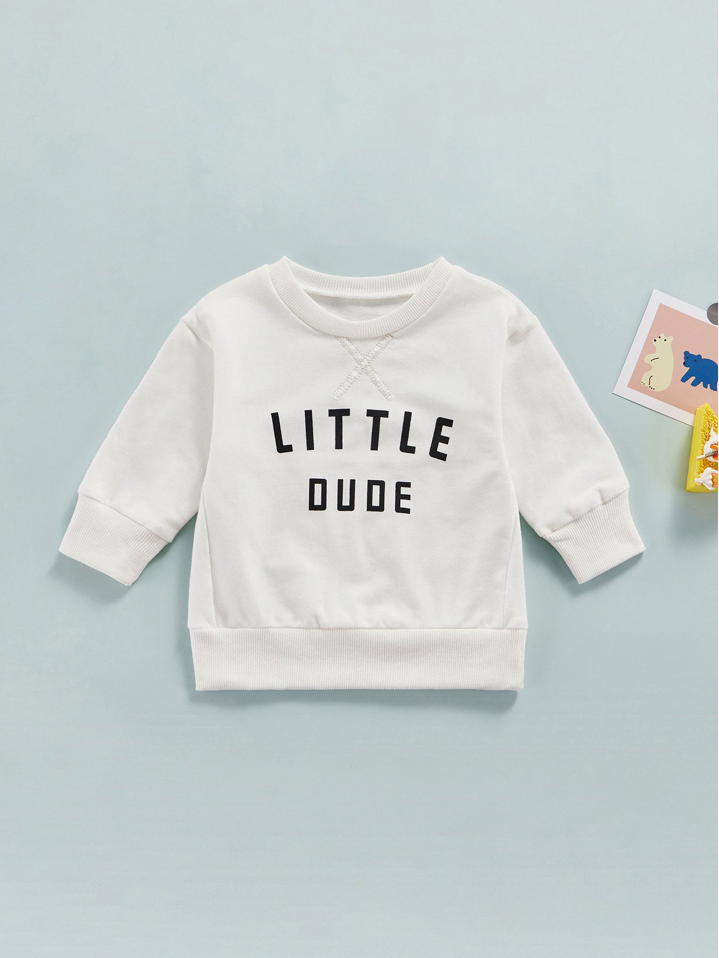 
                  
                    LITTLE DARLING + DUDE SWEATSHIRT
                  
                